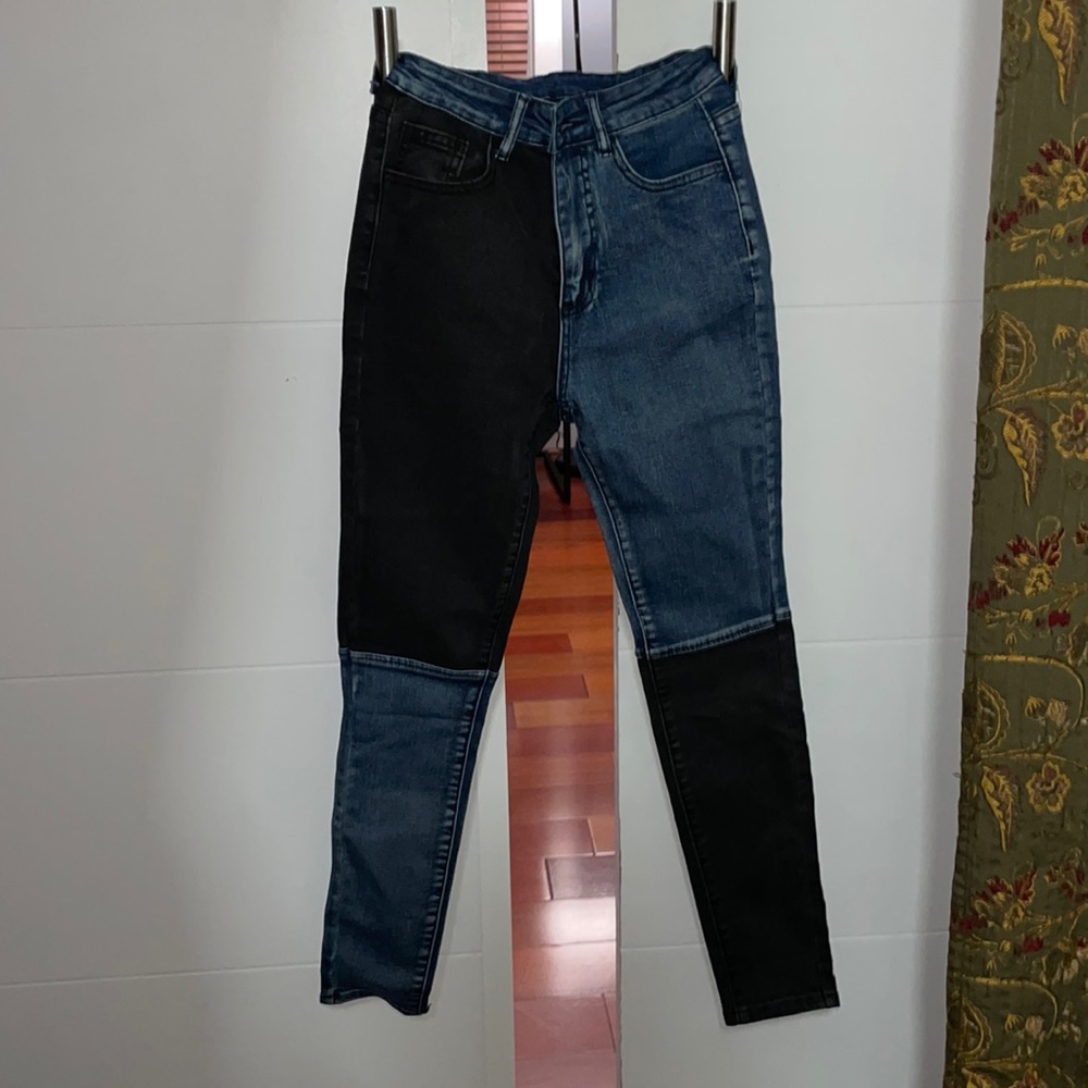 Color block Jeans